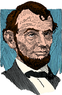 Abraham Lincoln Portrait Premium T-Shirt