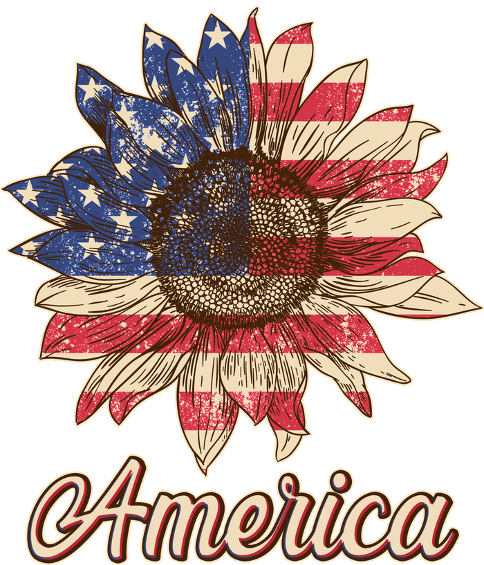 Vintage USA American Sunflower T-Shirt