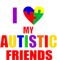 I Love My Autistic Friends Kids T-Shirt