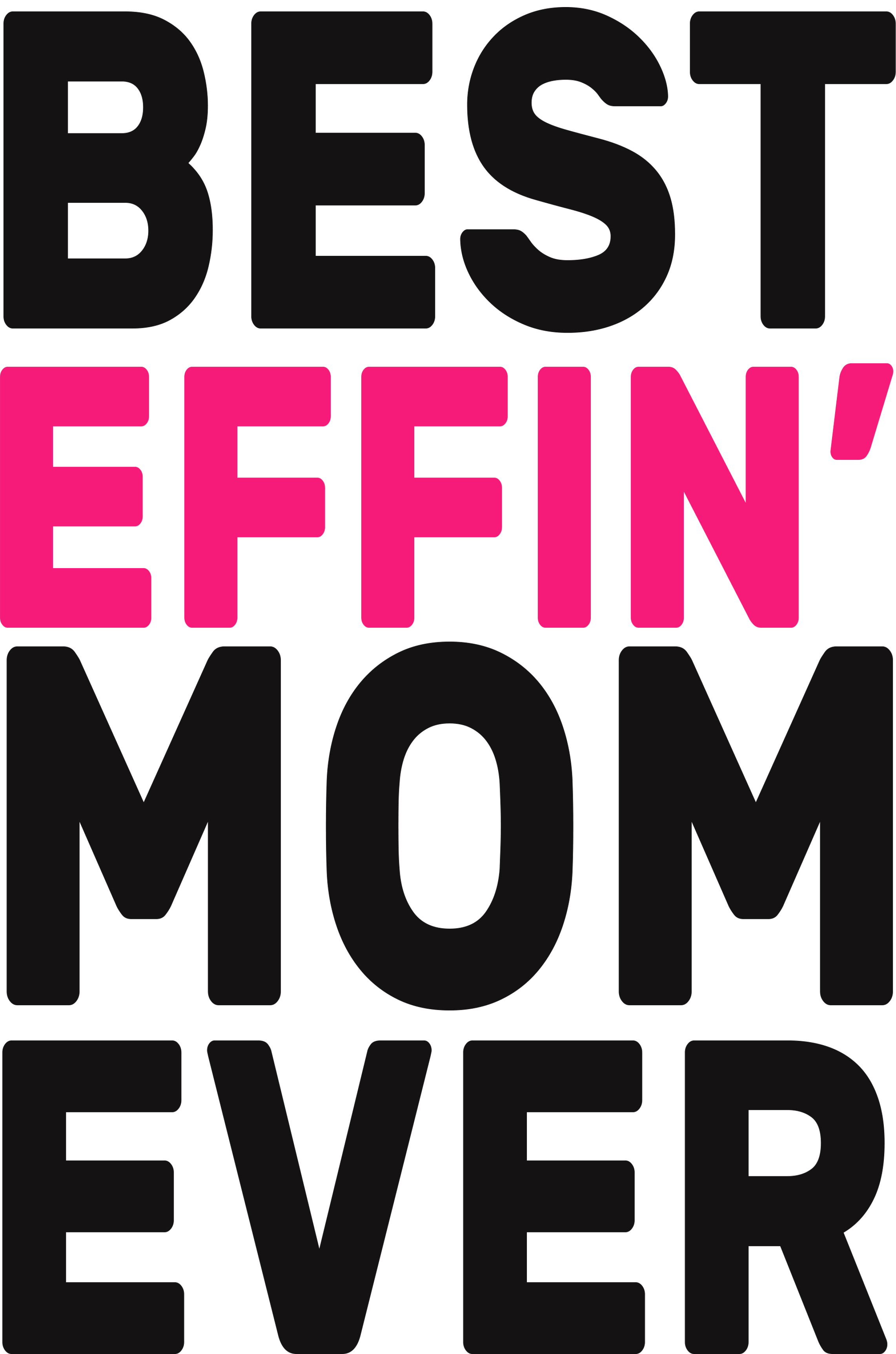 Best Effin Mom Ever Women’s Perfect Tri Rocker Tank