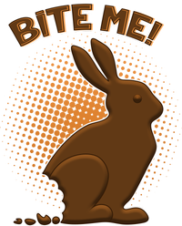 Bite Me! Chocolate Easter Bunny Women's T-Shirt