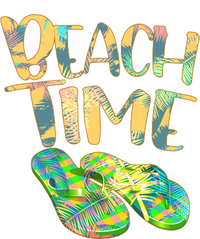 Beach Time Flip Flops Summer Fun Canvas