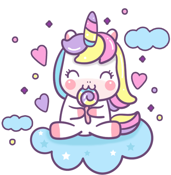 Cute Candy Unicorn T-Shirt