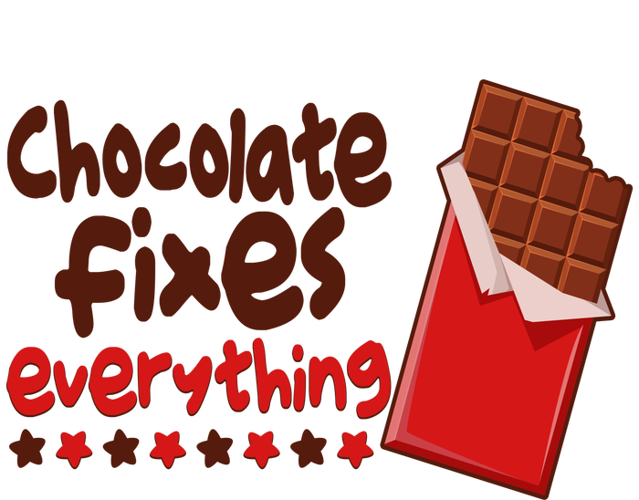 Chocolate Fixes Everything Chocolate Candy Bar T-Shirt