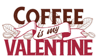 Coffee Is My Valentine The Baniff Cuffed Pom Beanie