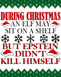 Christmas Elf May Sit On A Shelf But Epstein Didn't Kill Himself T-Shirt