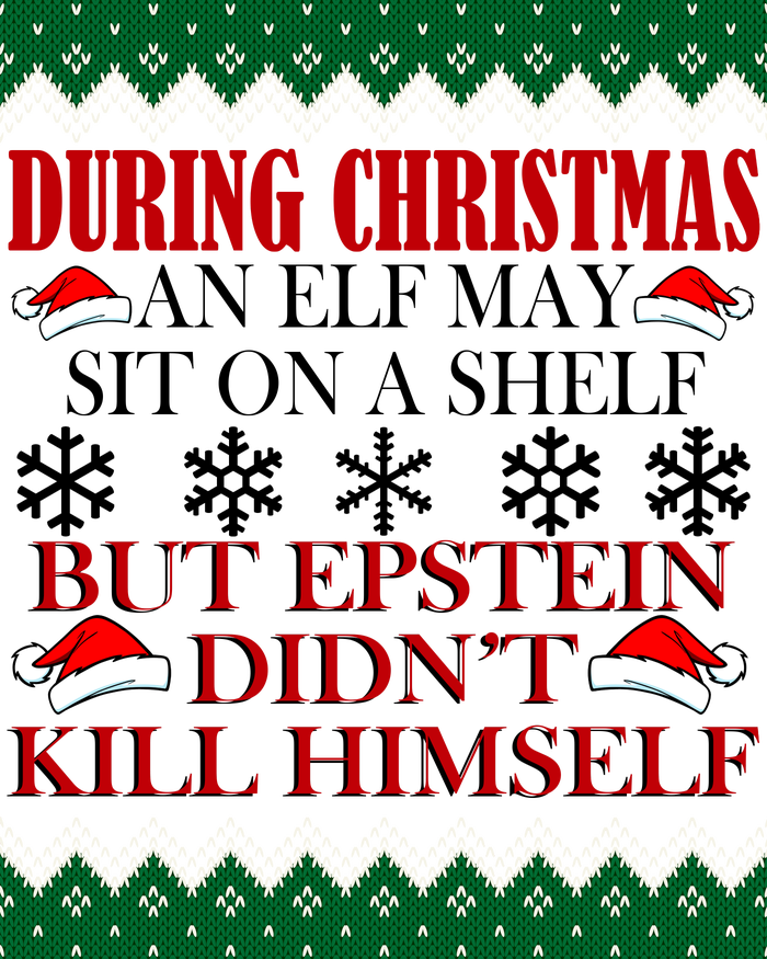 Christmas Elf May Sit On A Shelf But Epstein Didn't Kill Himself T-Shirt