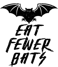 Eat Fewer Bats Baseball Sleeve Shirt