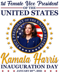 1st First Female Vice President of the United States Kamala Harris Baseball Sleeve Shirt