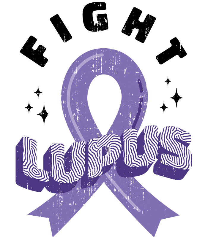 Fight Lupus Ceramic Tree Ornament