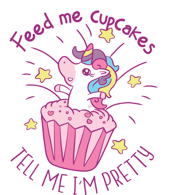 Feed Me Cupcakes Tell Me I'm Pretty Tank Top