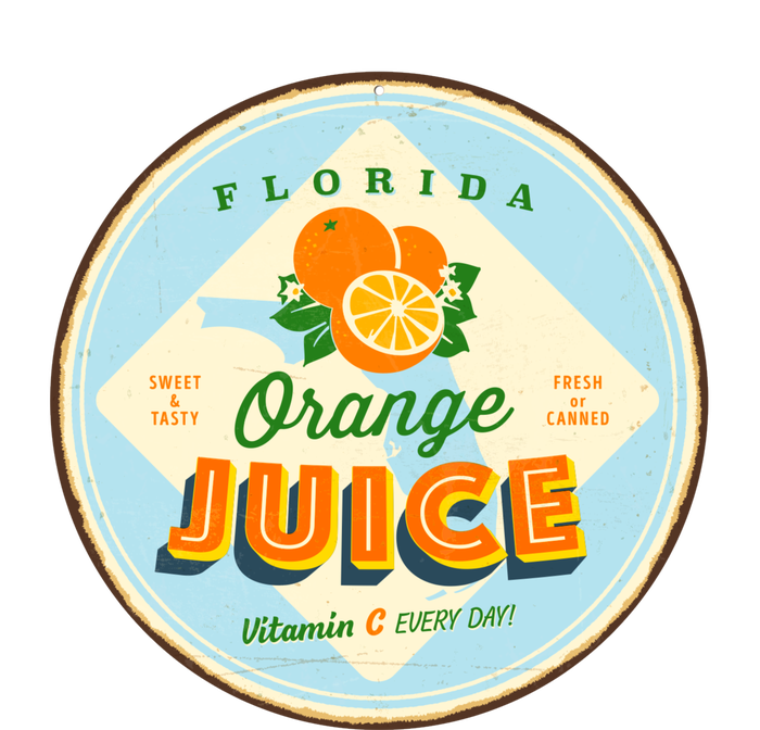 Florida Orange Juice Vitamin C Everyday Kids Colorblock Raglan Jersey