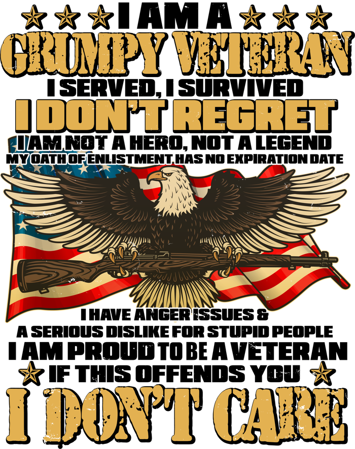 I Am A Grumpy Proud Veteran Funny Coffee Mug