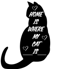 Home Is Where My Cat Is Funny 25L Jumbo Tote