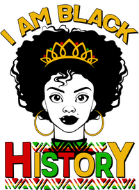 I Am Black History Royal Black Woman Raglan Sleeve Pajama Set