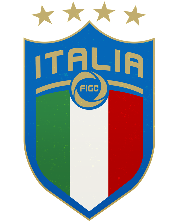 Italy Italia Football Soccer Shield Logo T-Shirt