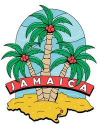 Jamaica Beach V-Neck T-Shirt