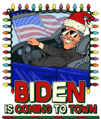 Santa Biden Is Coming To Town Christmas Baseball Sleeve Shirt