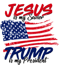 Jesus Is My Savior Trump Is My President USA Flag Pajama Set