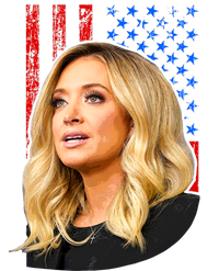 Kayleigh McEnany USA Flag Baseball Sleeve Shirt