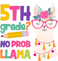 5th Grade? No Prob Llama Women's V-Neck T-Shirt