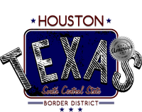 Houston Texas Land of the Free Logo Softstyle CVC T-Shirt