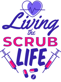 Living The Scrub Life Nurse Trucker Hat