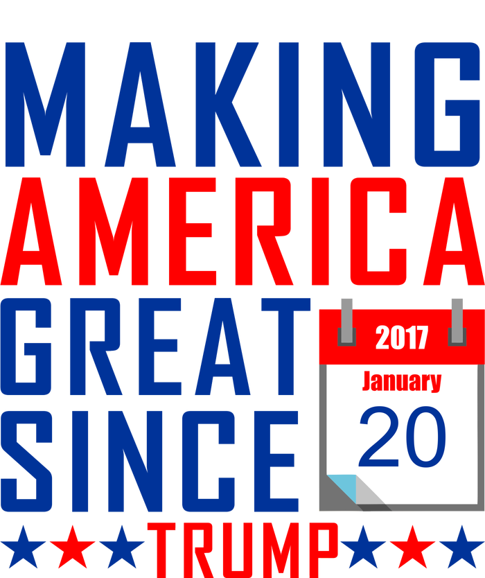 Making America Great Since 2017 Trump Inauguration Day V-Neck T-Shirt