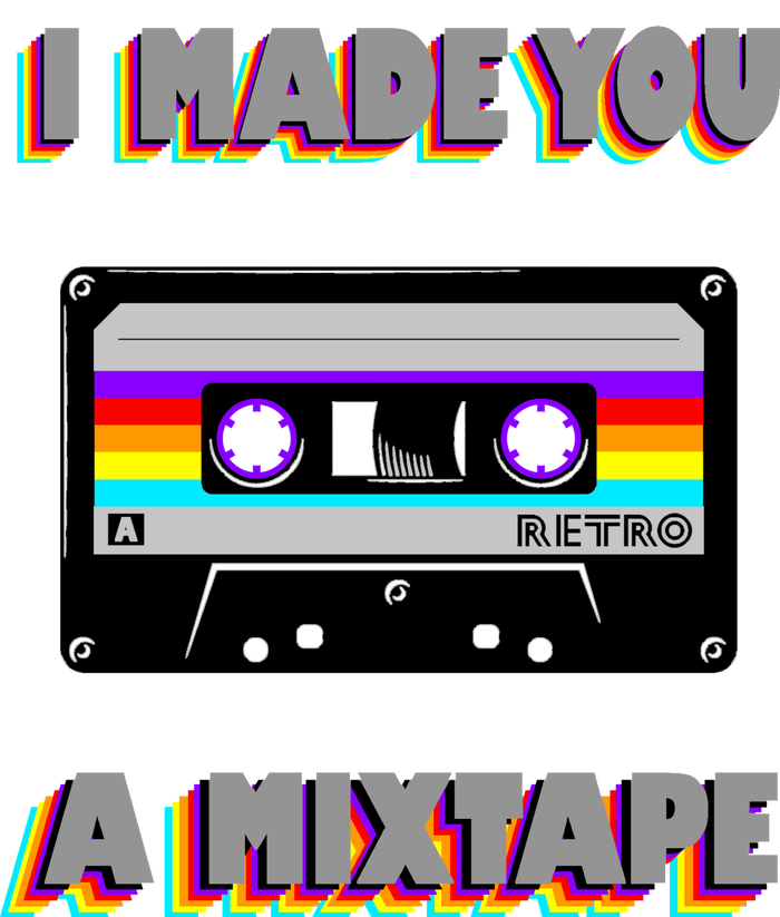 I Made You A Mixtape Retro 1980s T-Shirt