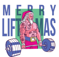 Merry Liftmas Tattoo Santa T-Shirt