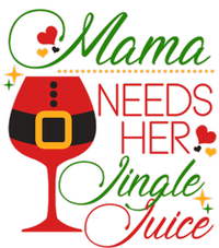 Christmas Mama Needs Her Jingle Juice Wine Ceramic Oval Ornament