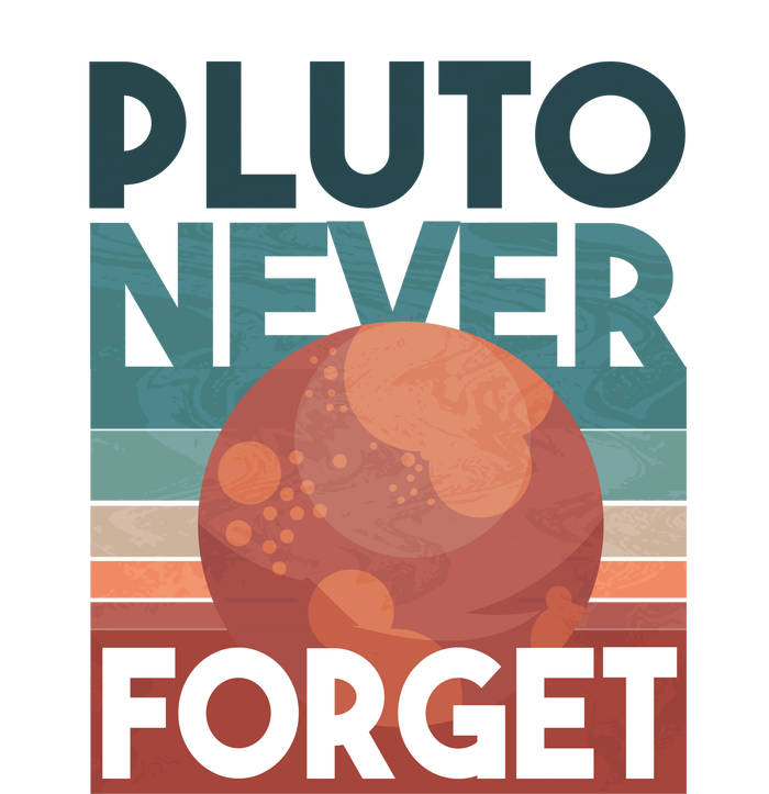 Pluto Never Forget Tall Long Sleeve T-Shirt