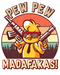 Pew Pew Madafakas Chick Chicken Raglan Sleeve Pajama Set