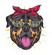 Rockabilly Rottweiler Dog Canvas