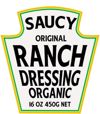 Saucy Original Ranch Dressing Costume V-Neck T-Shirt