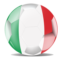 Soccer Ball Country Flag Italy T-Shirt