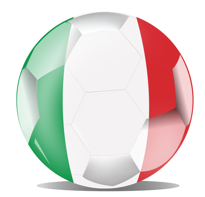 Soccer Ball Country Flag Italy T-Shirt