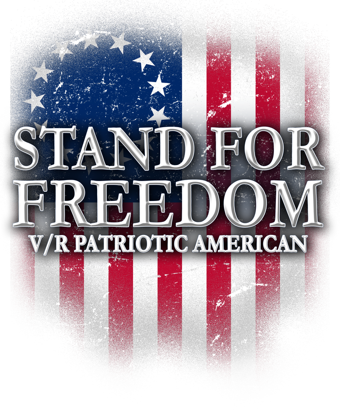 Stand For Freedom V/R Patriotic American Trucker Hat