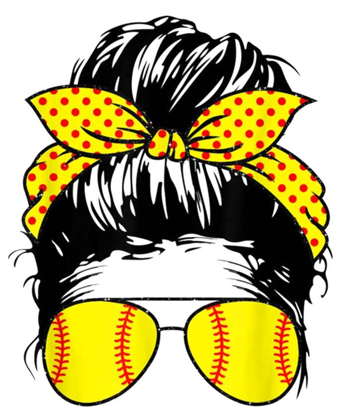 Softball Mom Sunglasses Tie-Dye T-Shirt