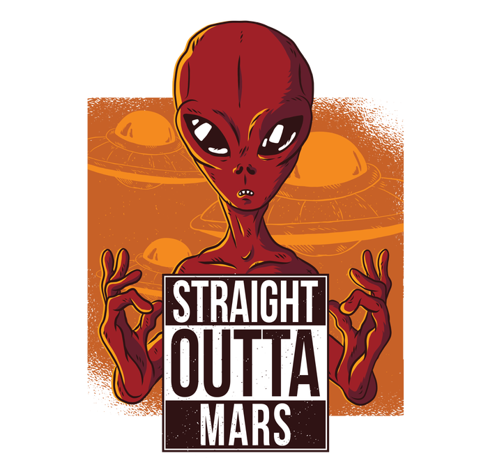 Straight Outta Mars T-Shirt