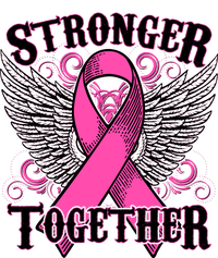 Stronger Together Support Breast Cancer Awareness  Baseball Sleeve Shirt