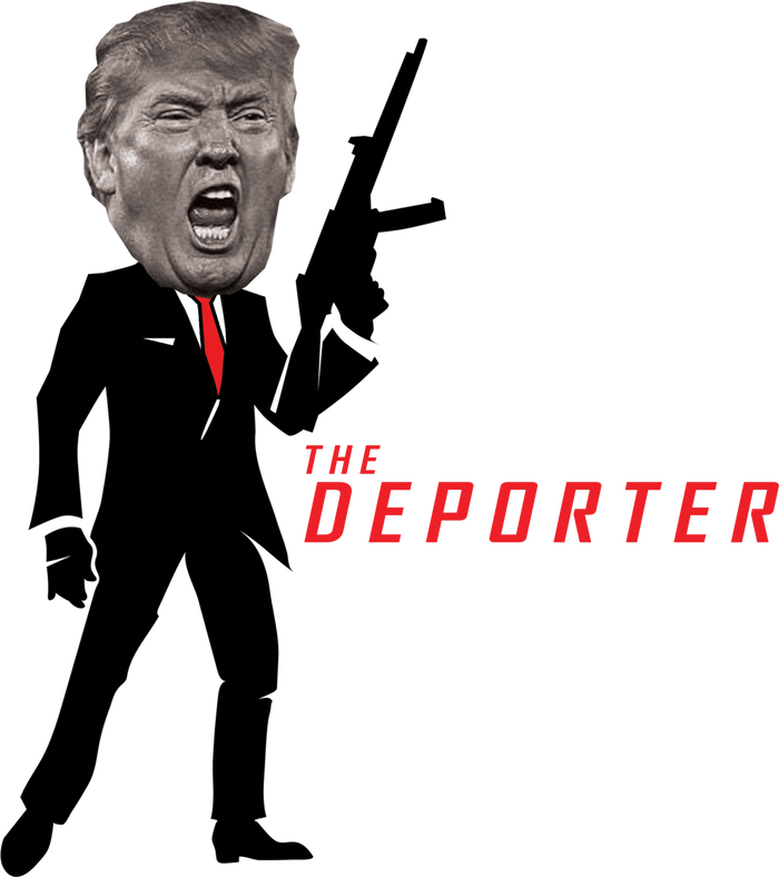 The Deporter Funny Donald Trump Valucap Bio-Washed Visor