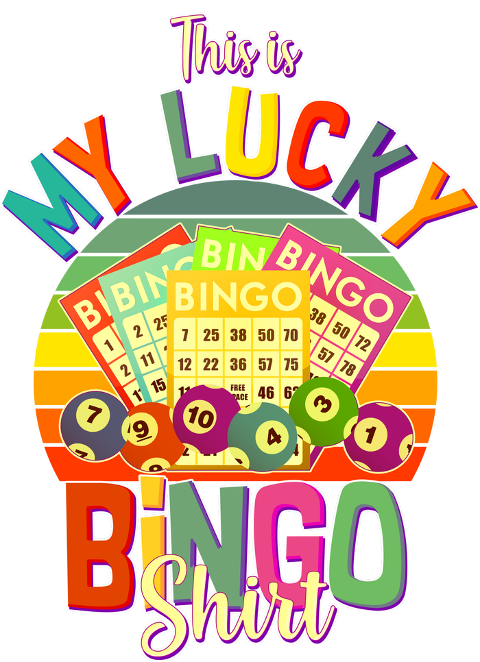 Funny This Is My Lucky Bingo T-Shirt