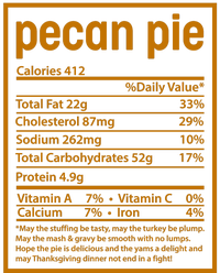 Thanksgiving Pecan Pie Nutrition Facts Kids Colorblock Raglan Jersey