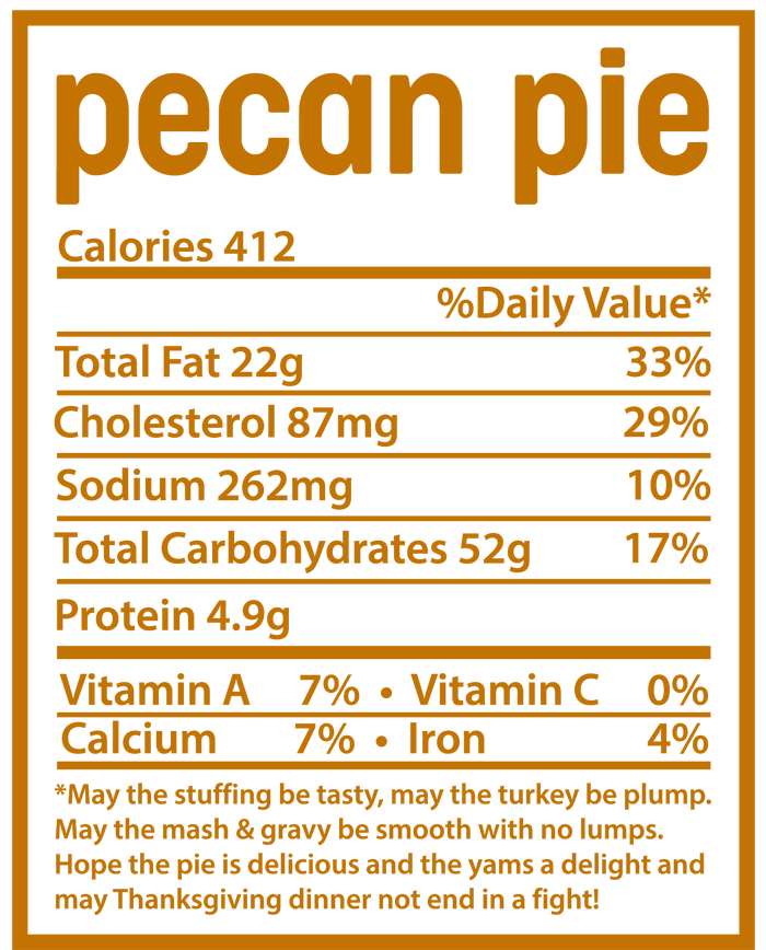 Thanksgiving Pecan Pie Nutrition Facts Kids Colorblock Raglan Jersey