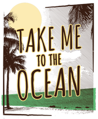 Take Me To The Ocean Tall Long Sleeve T-Shirt