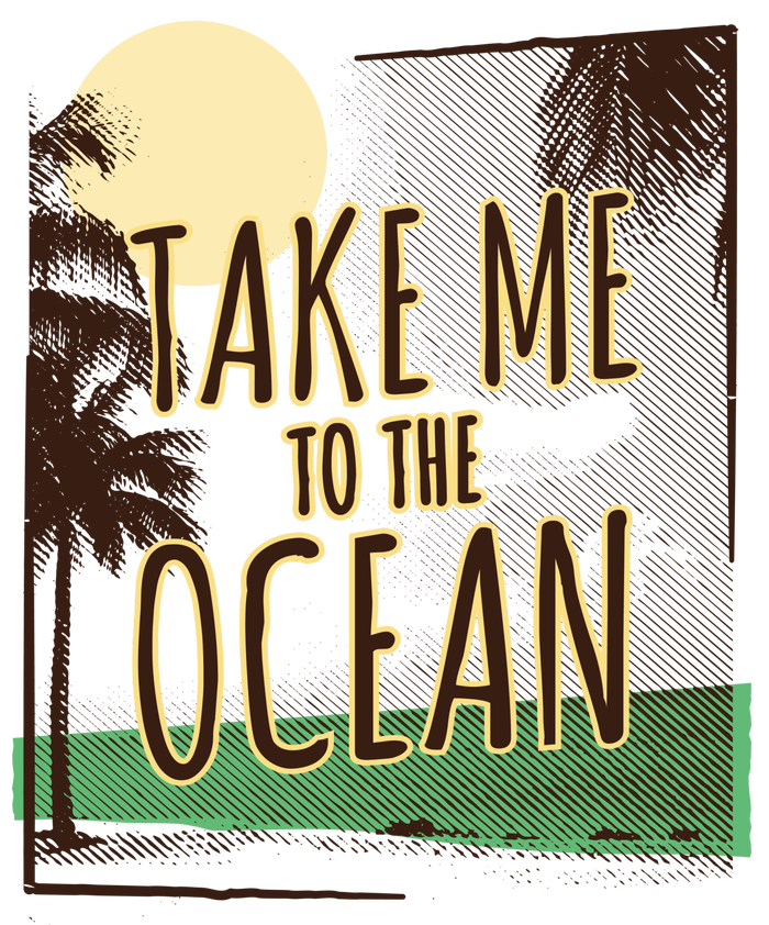 Take Me To The Ocean Tall Long Sleeve T-Shirt