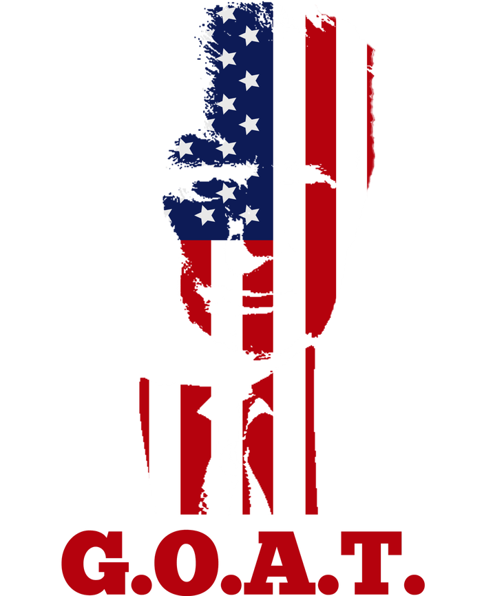 Trump USA Flag GOAT T-Shirt