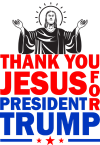 Thank You Jesus For President Trump Tall Long Sleeve T-Shirt