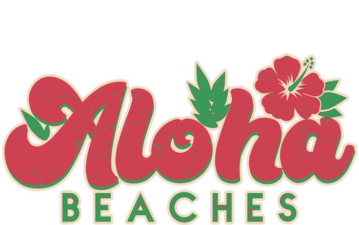 Vintage Aloha Beaches Logo T-Shirt